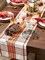 Thanksgiving & Fall Table Decoration Autumn Farmhouse Plaid, Table Runner, 14x108, Pumpkin Spice Orange